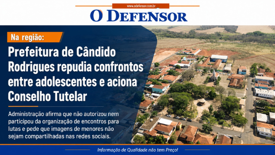 Na região: Prefeitura de Cândido Rodrigues repudia confrontos entre adolescentes e aciona Conselho Tutelar