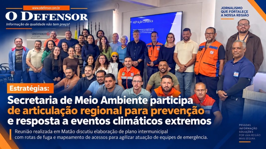 Estratégias: Secretaria de Meio Ambiente participa de articulação regional para prevenção e resposta a eventos climáticos extremos