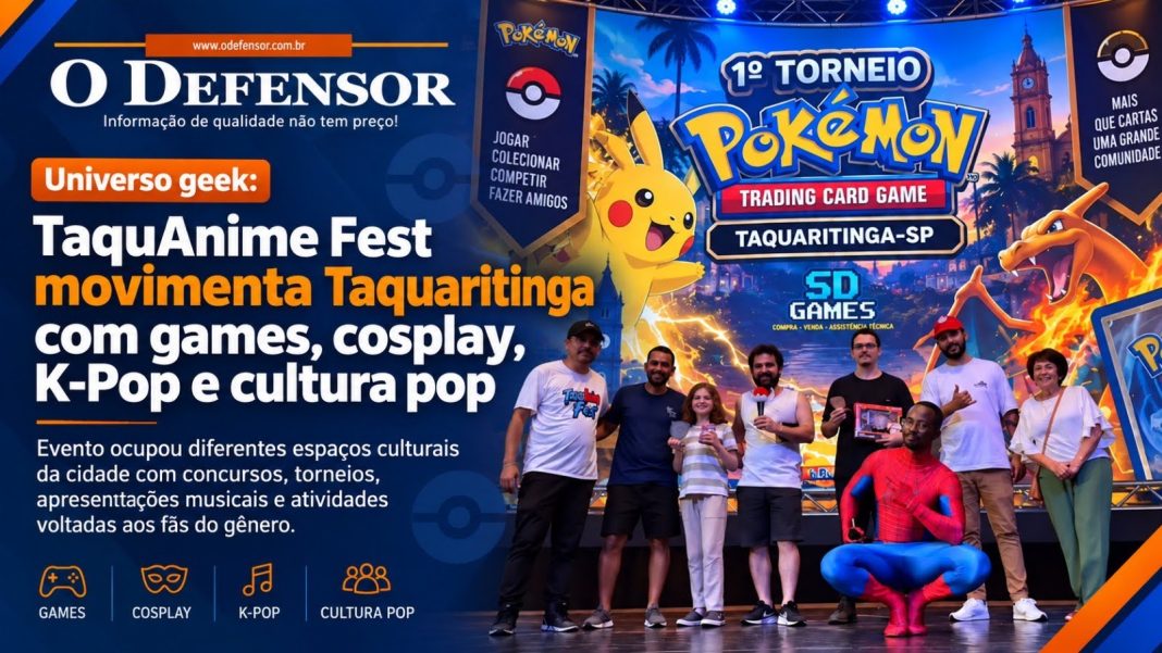 Universo geek: TaquAnime Fest movimenta Taquaritinga com games, cosplay, K-Pop e cultura pop