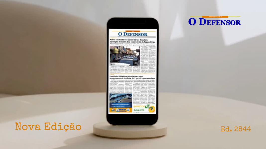 Jornal O Defensor – 29 de outubro de 2026 – Versão Digital