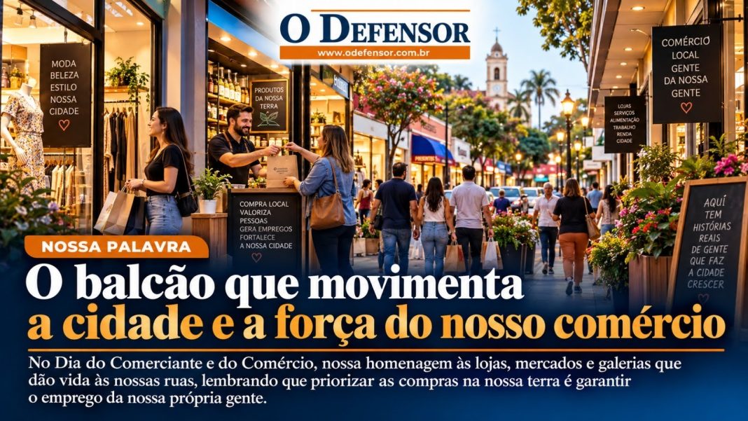 Nossa Palavra: O balcão que movimenta a cidade e a força do nosso comércio