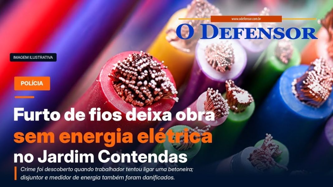 Policia: Furto de fios deixa obra sem energia elétrica no Jardim Contendas