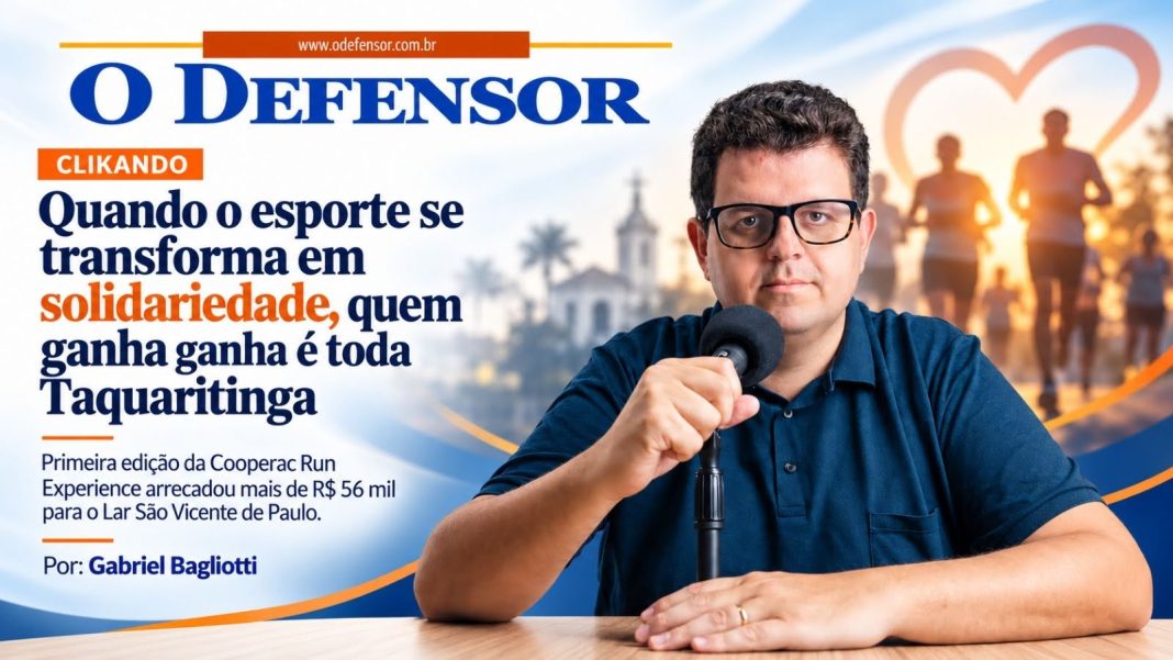 Clikando – Quando o esporte se transforma em solidariedade, quem ganha é toda Taquaritinga